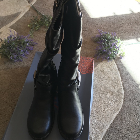 Carlos Santana Sabina Black Boots Size 7.5 NWB - Picture 4 of 9